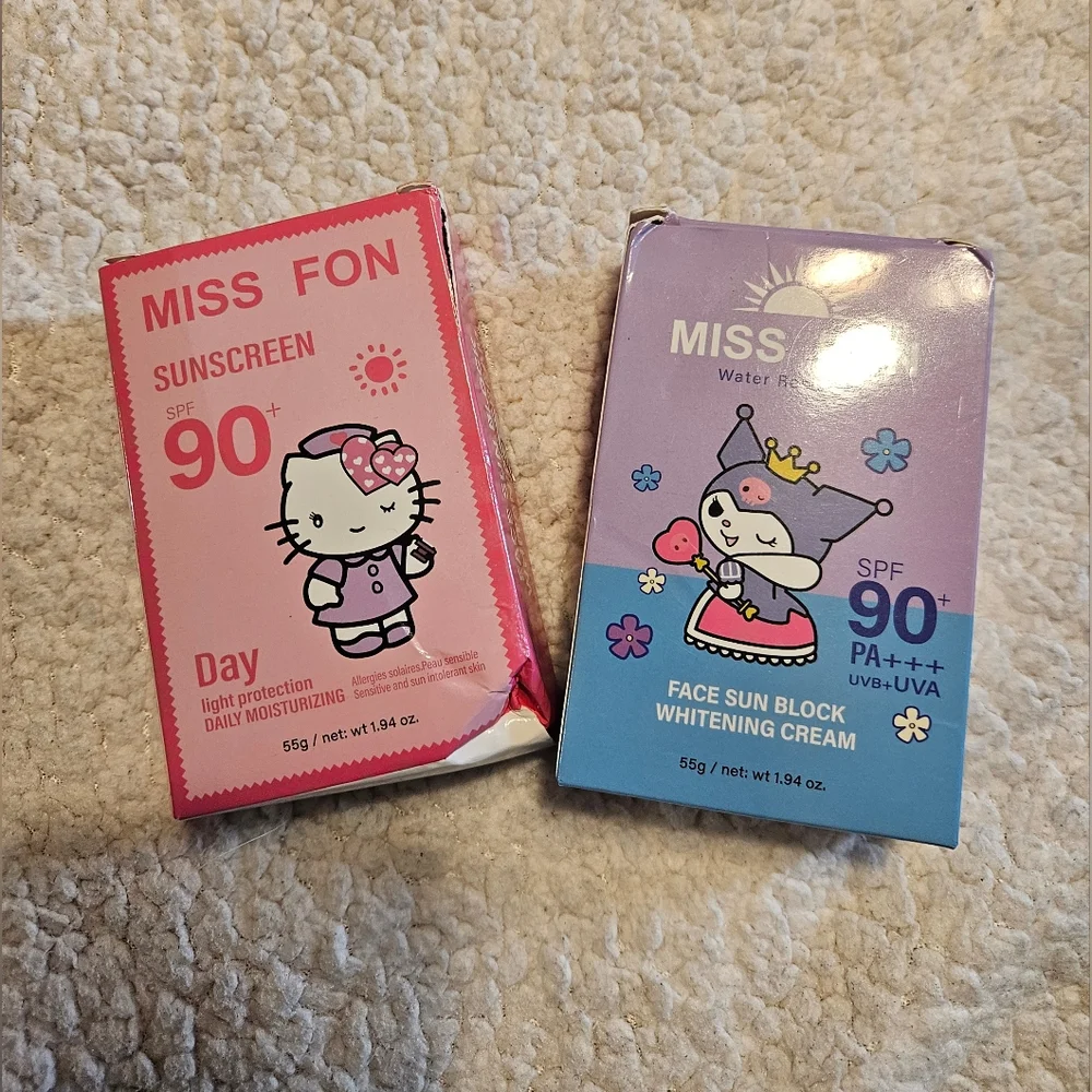 Miss Fon Sunscreen Set with Sanrio Design